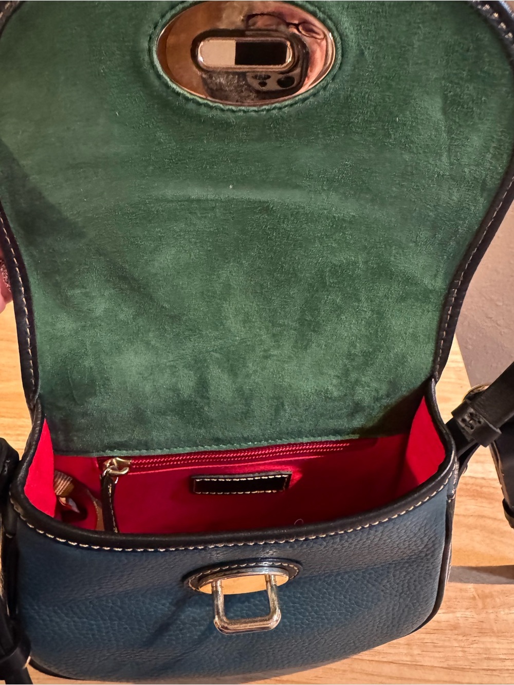 Dooney & Bourke Verona Cristina Tri-Color CrossbodyBag - Picture 7 of 9